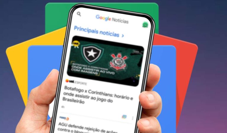 Google notícias novo design