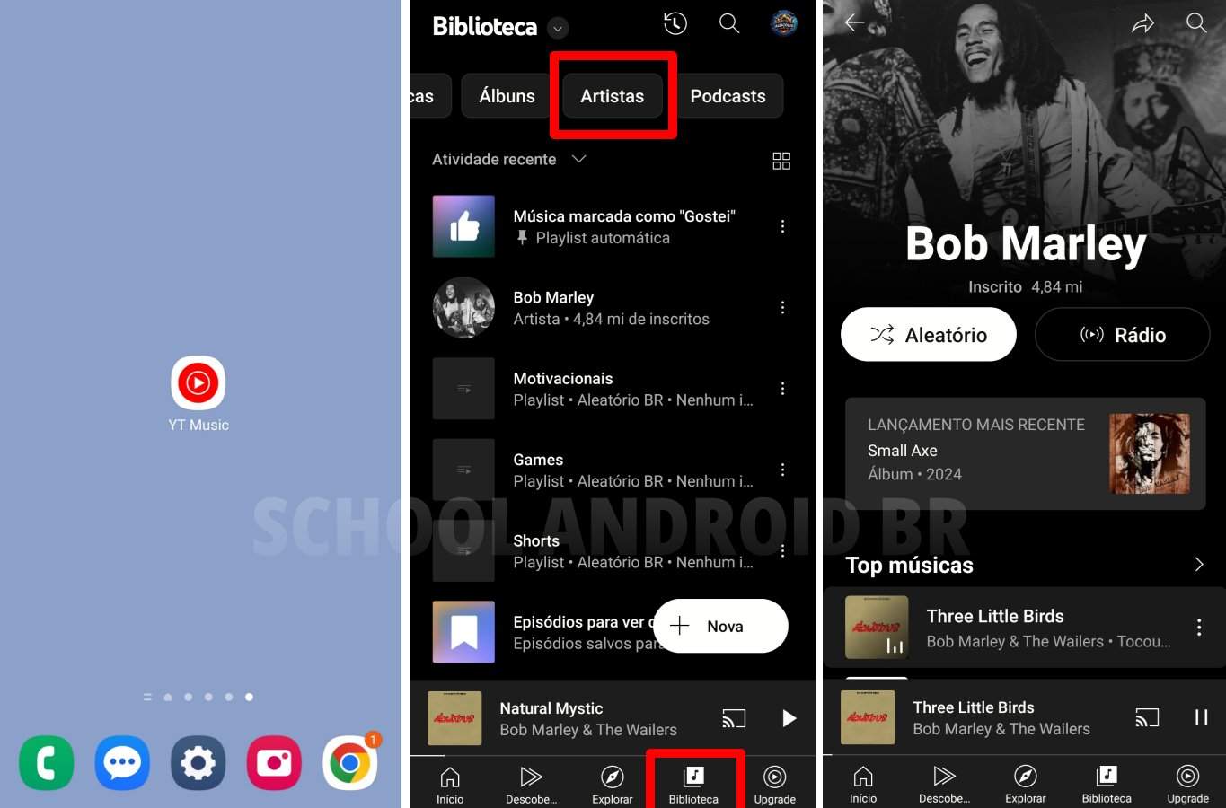 YouTube music traz melhorias para página de Artistas