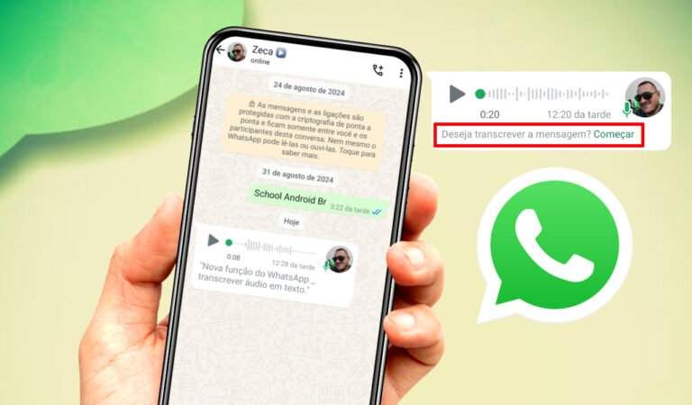 transcrever áudios no whatsapp