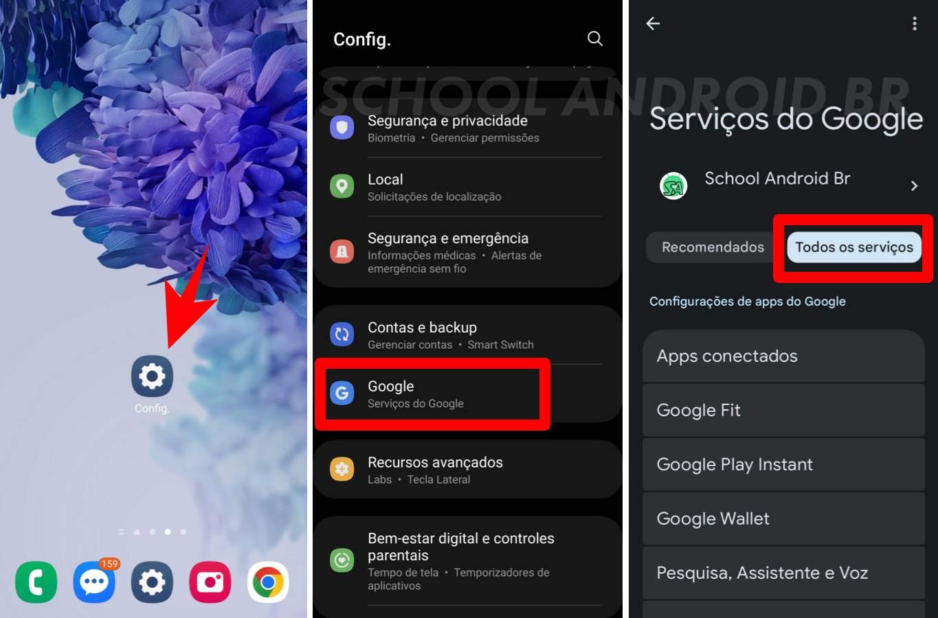 como ativar proteção contra roubo no Android