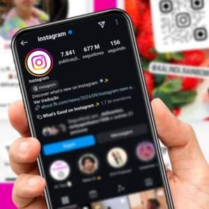 criar cartão de perfil digital do Instagram atualização