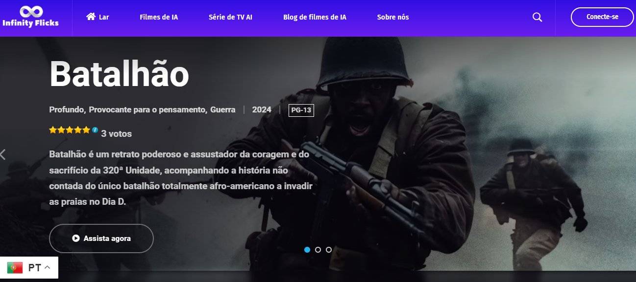 onde assistir filmes gerados por IA