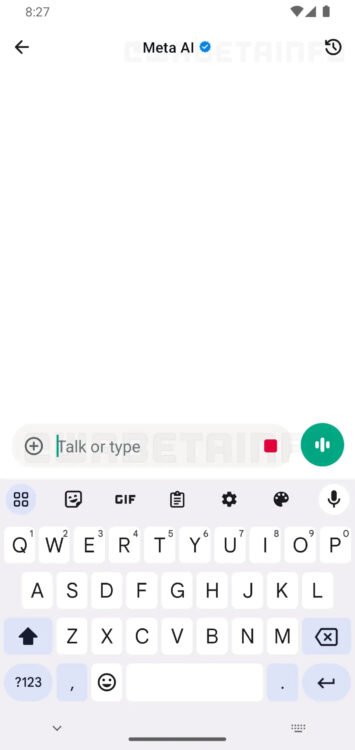 Bate-papo escrito e vocal no WhatsApp com Meta-AI