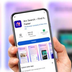 Navegador Arc Search no Android