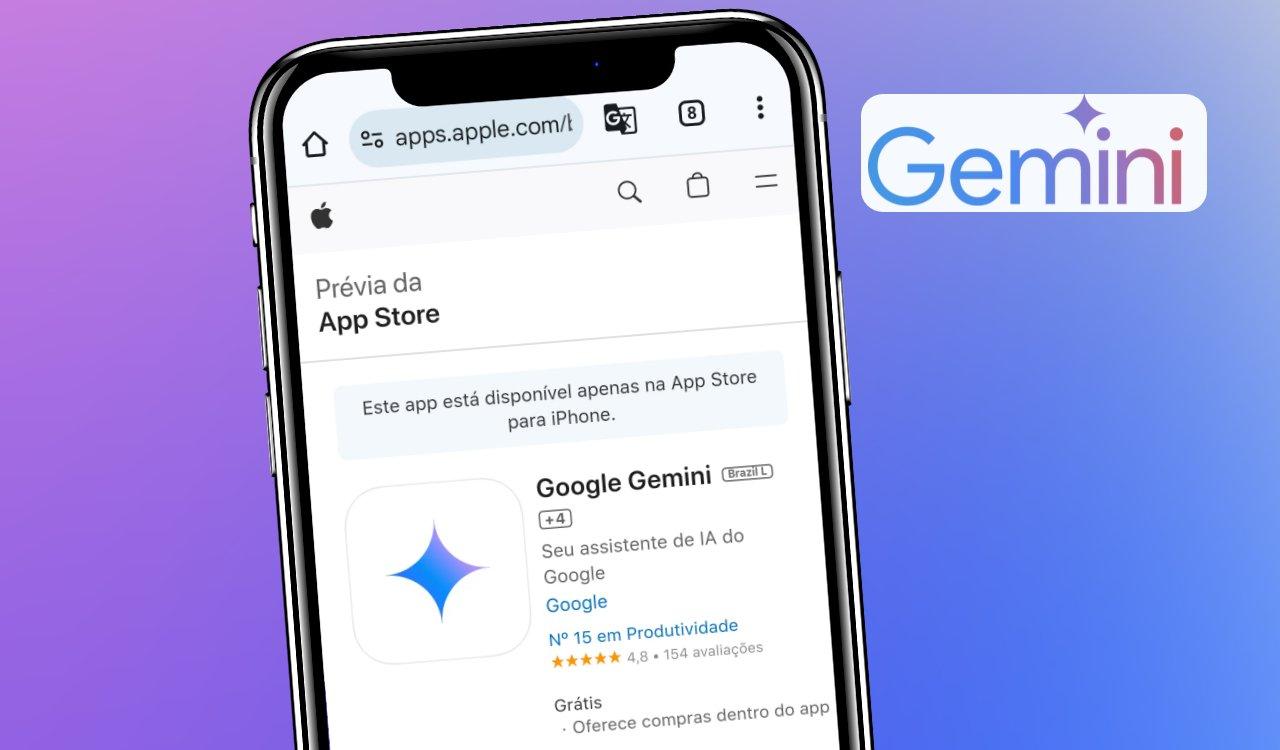 aplicativo Gemini para iPhone