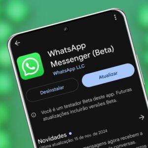 WhatsApp novos botões de câmera e galeria