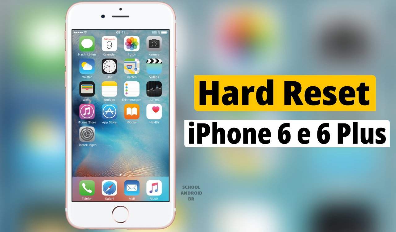 fazer o Hard Reset no iPhone 6 e iPhone 6 Plus