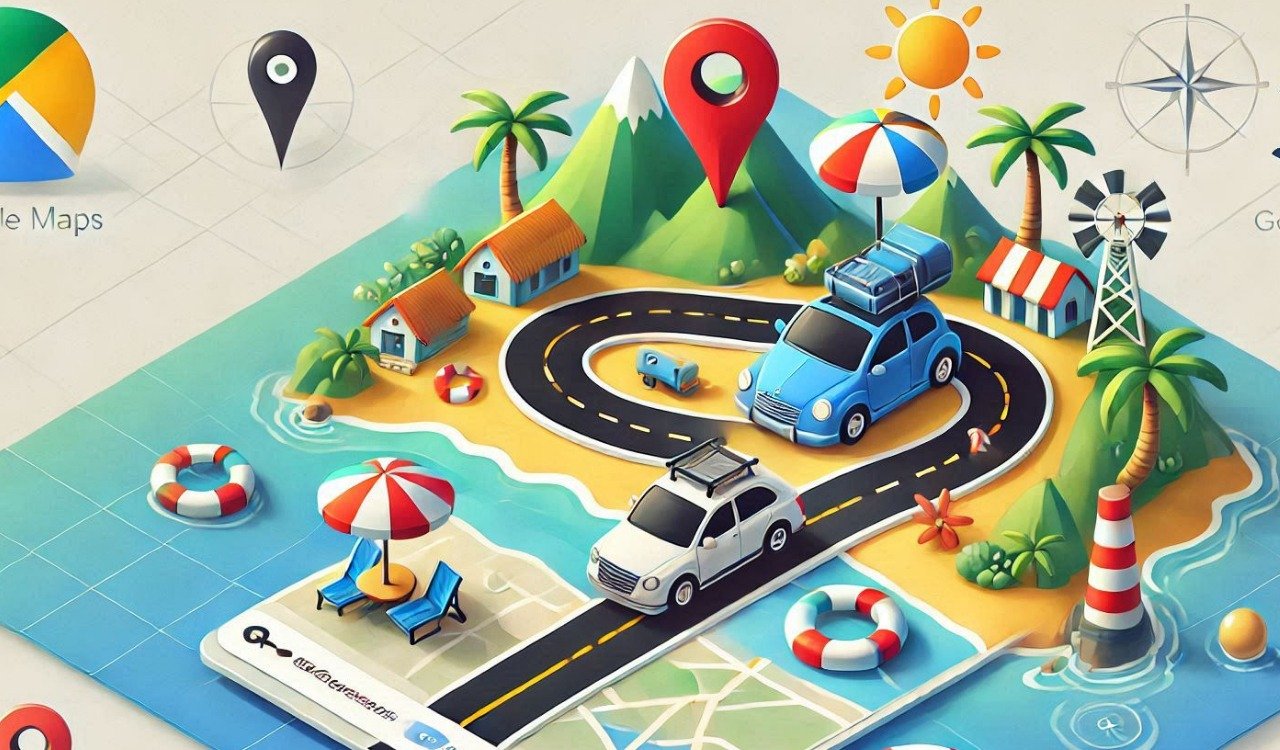 google maps viagem de férias