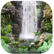 3d waterfall live wallpaper logotipo