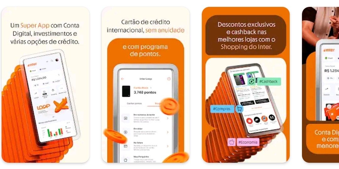 Banco Inter captura de tela google play store