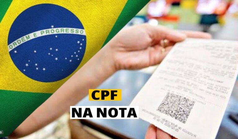 cpf na nota