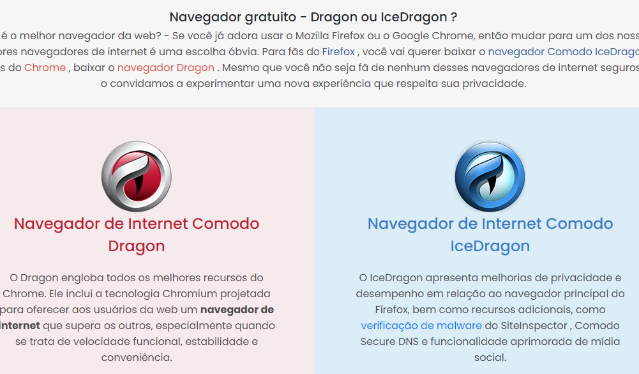 navegador de internet comodo dragon navegadores anônimos