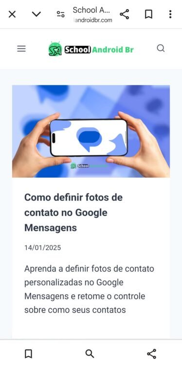 nova barra inferior do google app