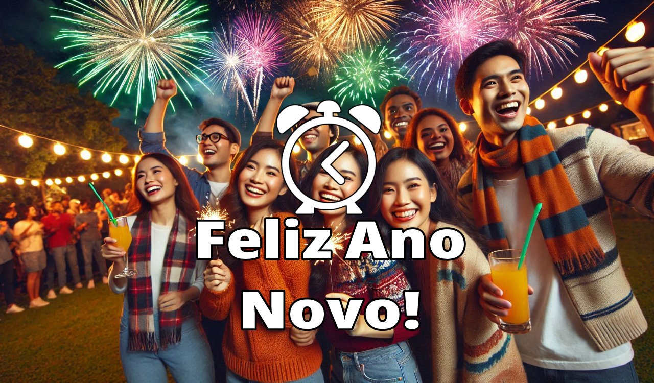 programar mensagens de feliz ano novo no Android