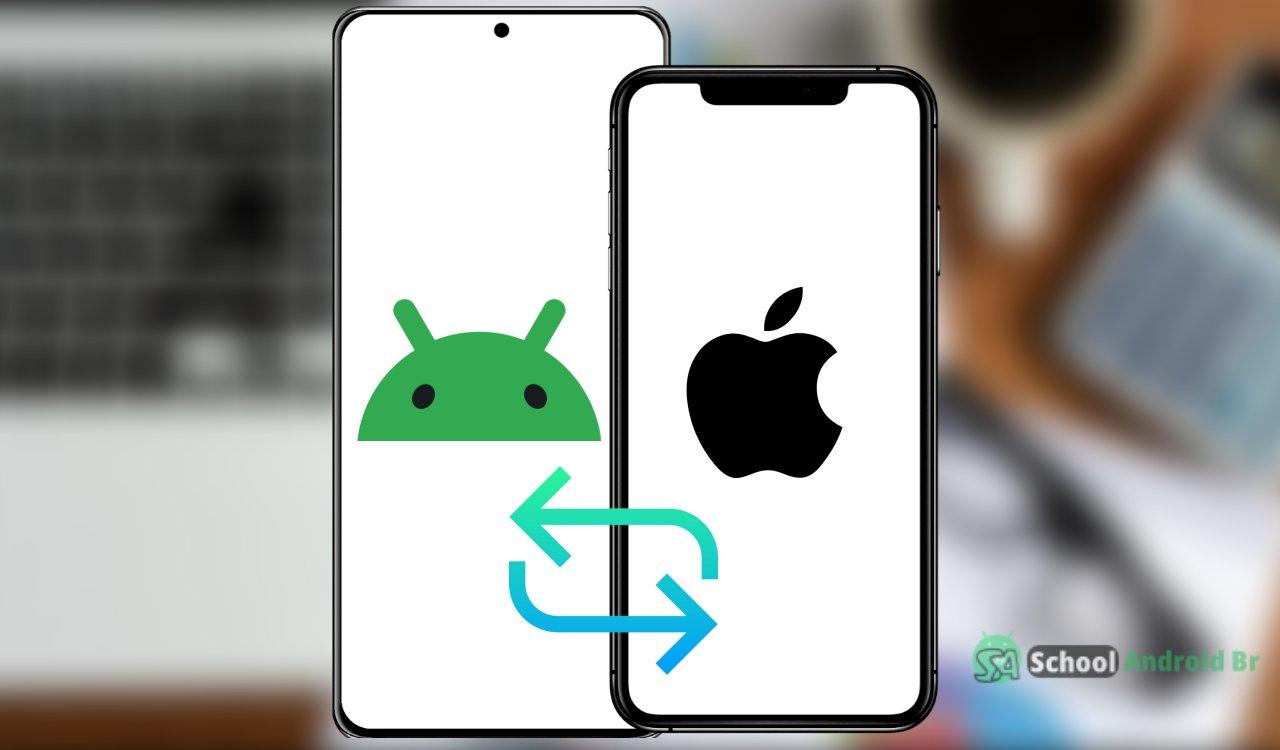 transferir dados do Android para iPhone depois de configurado