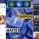 Facebook não ativa o modo escuro automaticamente