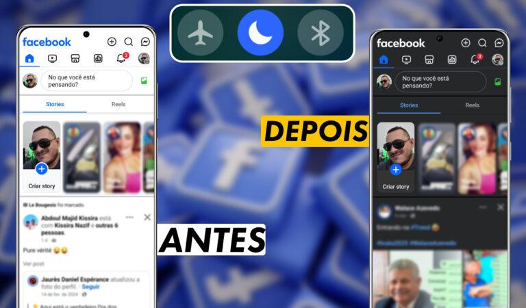 Facebook não ativa o modo escuro automaticamente no Android? Aprenda a resolver! - School Android Br Facebook não ativa o modo escuro automaticamente