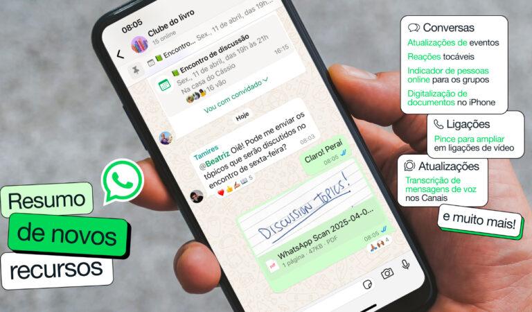 whatsapp recursos atualizações