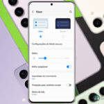 Brilho adaptável em celulares Samsung