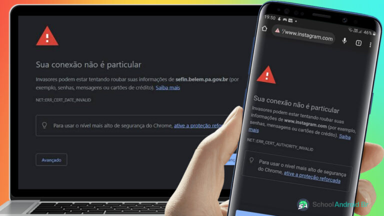 Como resolver | Sua conexão não é particular no celular - School Android Br "Aviso “Sua conexão não é particular” surge para aumentar a segurança do usuário; veja como resolver o problema no Android e iOS