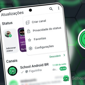 WhatsApp função marcar atualizações em canais como favoritos