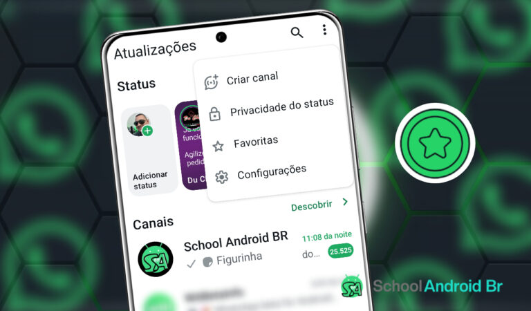 WhatsApp testa função para marcar atualizações em canais como favoritas - School Android Br WhatsApp função marcar atualizações em canais como favoritos