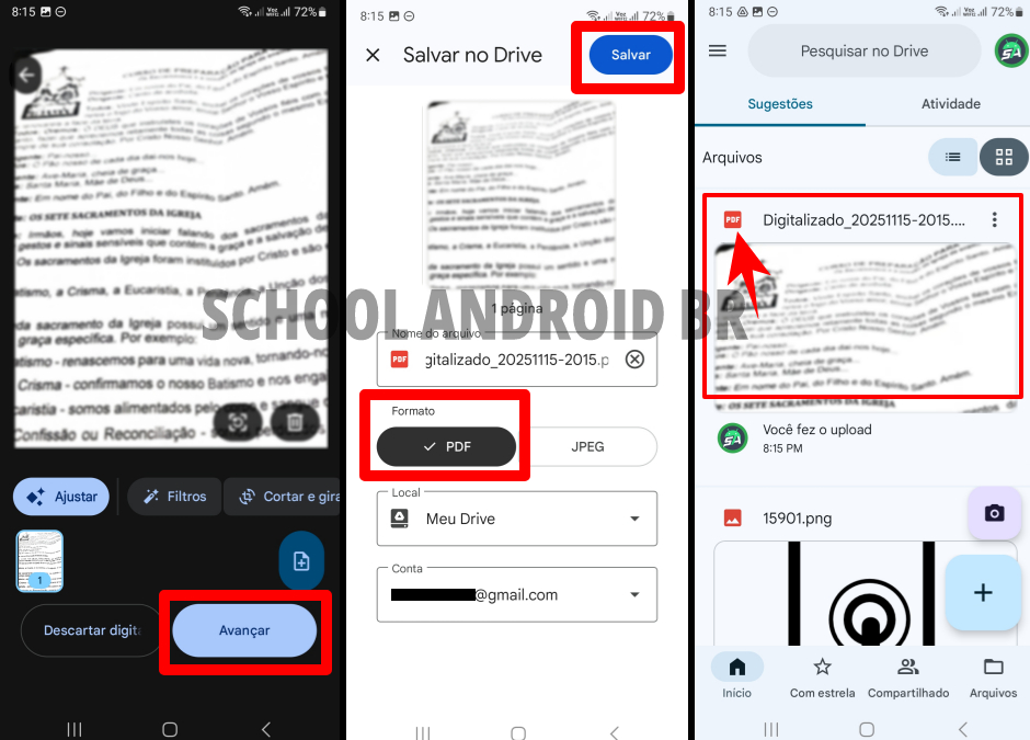 Como fazer PDF pelo celular