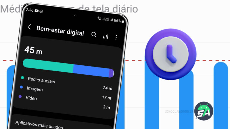 Como ver o tempo de uso dos aplicativos