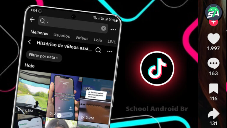 Como ver vídeos assistidos no TikTok