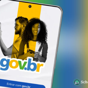 Tela inicial do aplicativo Gov.br no celular Android