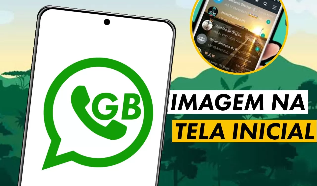 Como colocar foto na tela inicial do GB WhatsApp