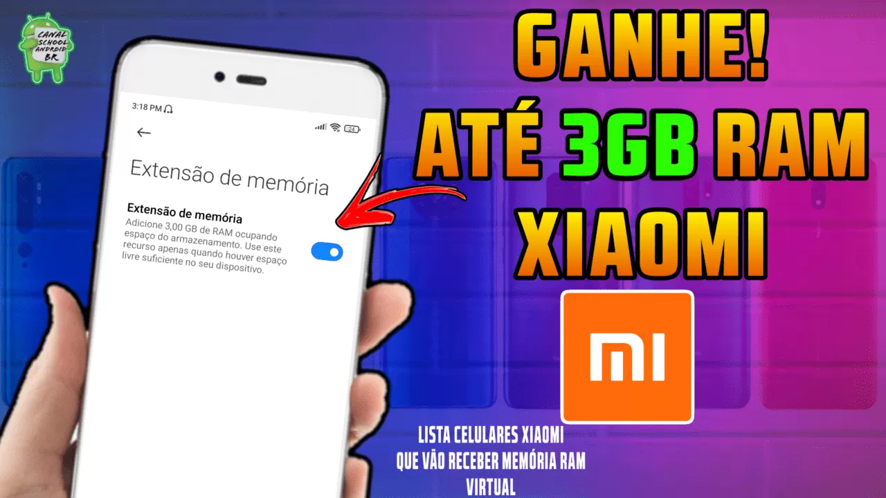 Xiaomi celulares compatíveis com expansão virtual de RAM, veja a lista