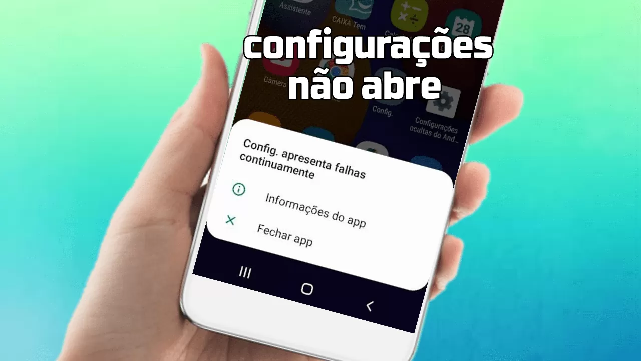 Android: configurações apresenta falhas continuamente resolvido!