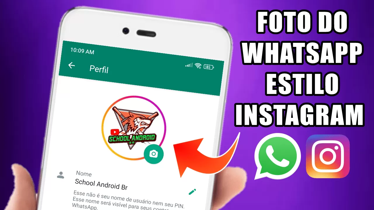 Como deixar a foto do WhatsApp estilo Instagram