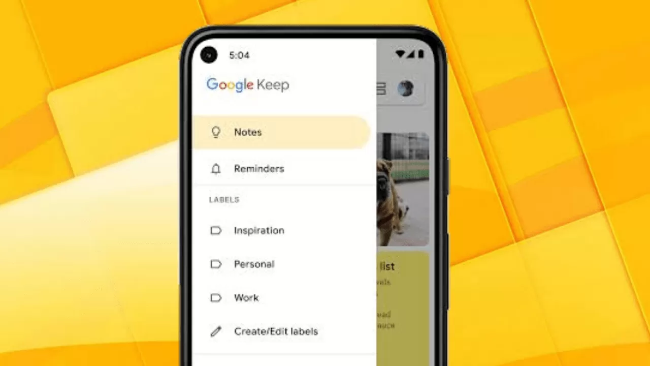 Google Keep permite arrastar e soltar imagens em outros aplicativos