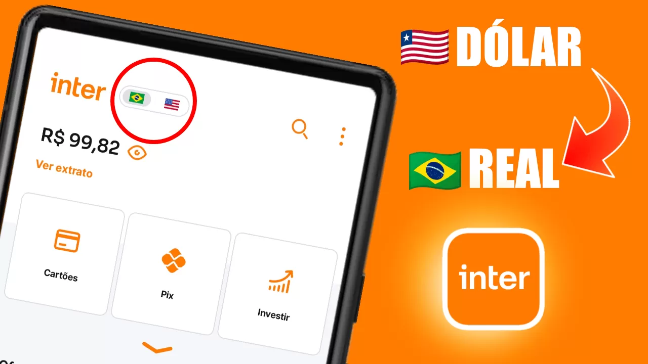 Como resgatar dólar da Global Account banco Inter