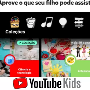 Como usar o YouTube Kids, celular & TV