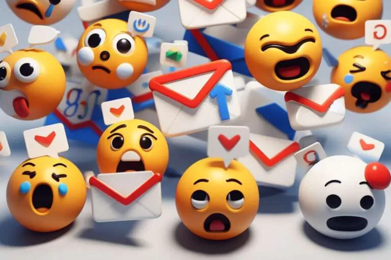 Reações de Emoji no Gmail para Android