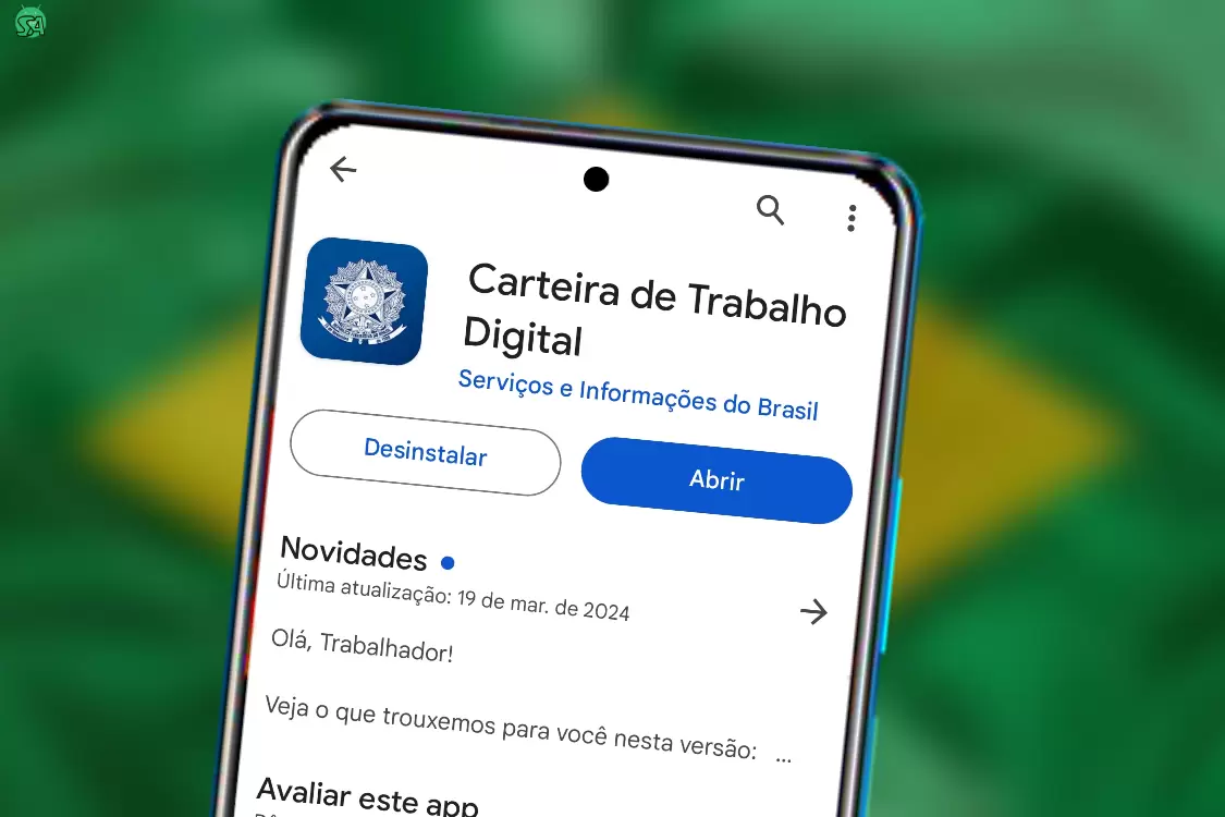 Carteira de trabalho digital não abre no celular