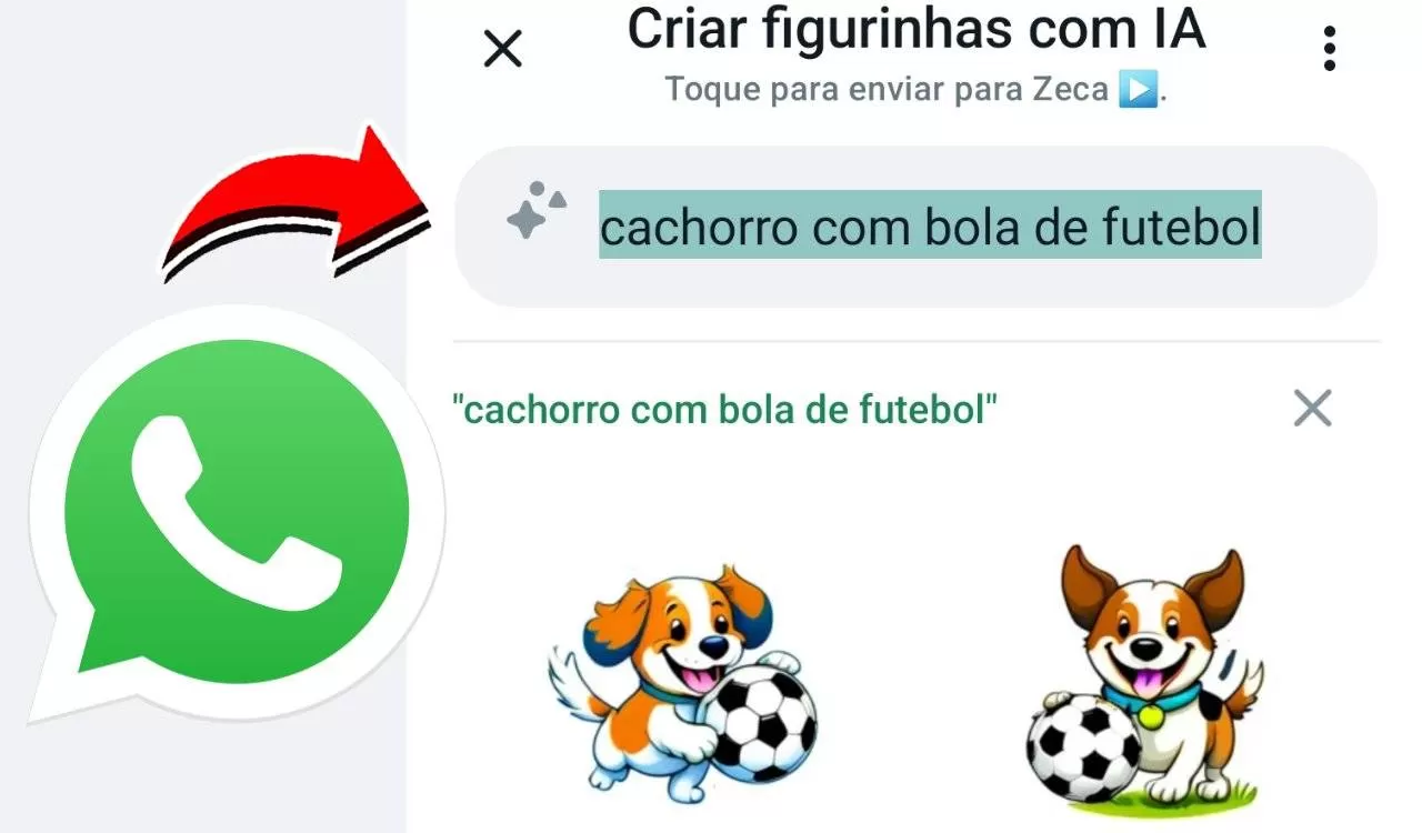 Como criar figurinhas com IA no WhatsApp