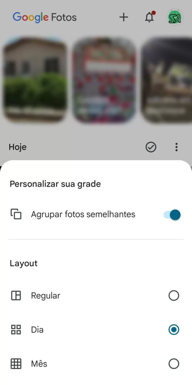 Google fotos - visualização de fotos