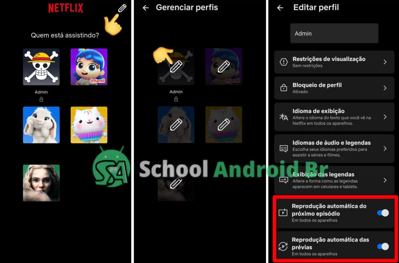 reprodução automática na Netflix